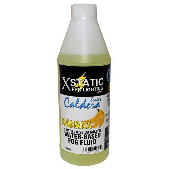 ProX FJ-Q-B Caldera Series Banana Scented Water-Based Fog Juice, 1 Liter