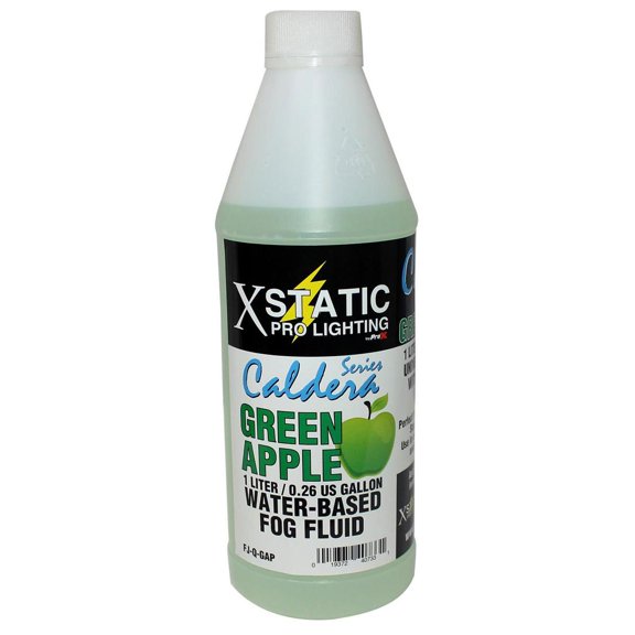 ProX FJ-Q-GAP Caldera Series Green Apple Scented Water-Based Fog Juice, 1 Liter