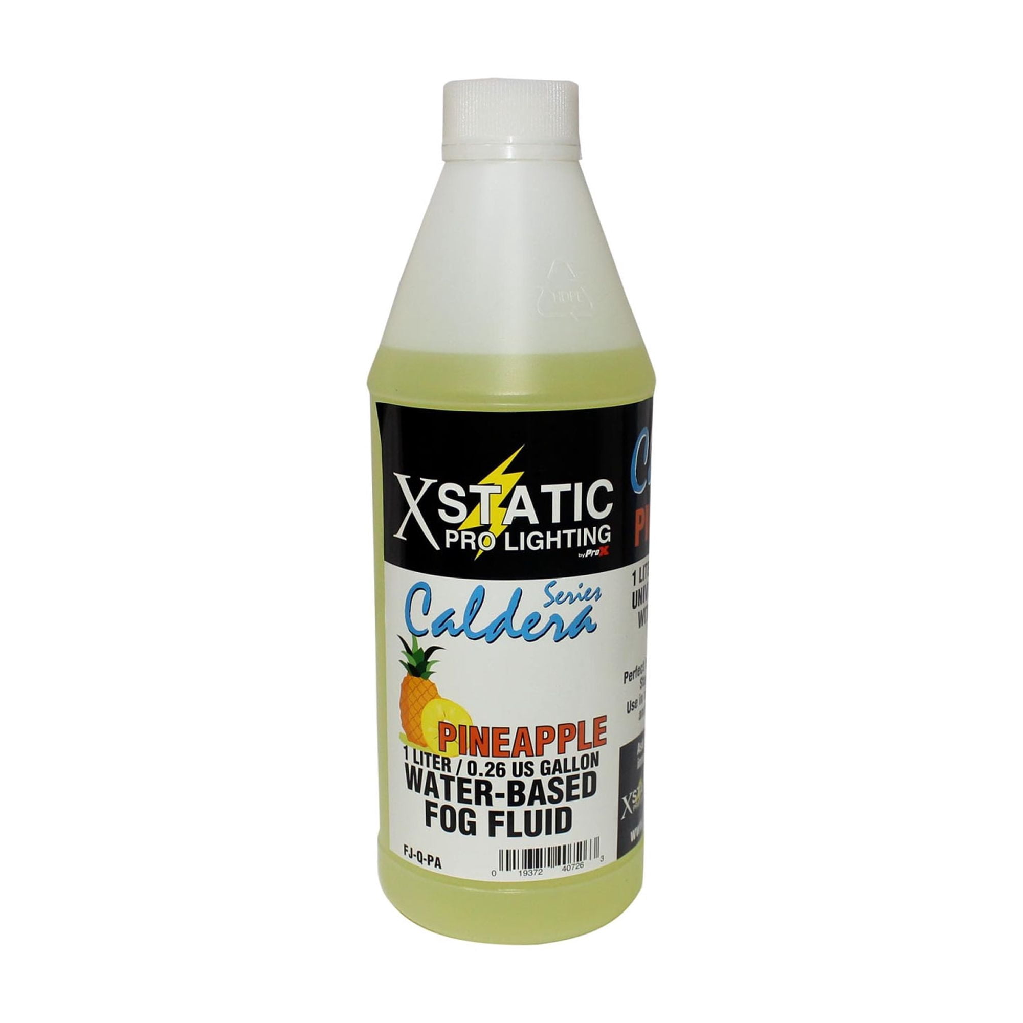 ProX FJ-Q-P PINEAPPLE DJ Fog Fluid Water Based Fog Machine Liquid Replacement 1 Quart