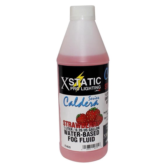 ProX FJ-Q-S Caldera Series Strawberry Scented Water-Based Fog Juice, 1 Liter