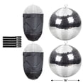 thumbnail image 1 of ProX MB-16 16" Mirror Ball ABS Core 2-Pack with Bags, 1 of 9