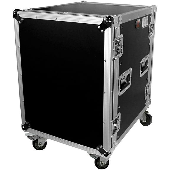 ProX T-14RSS 14U Space Amp Rack Mount ATA Flight Case 19 In Depth W/Casters