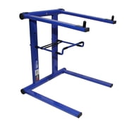 ProX T-LPS600BLUE Foldable and Portable DJ Laptop Stand W/Adjustable Shelf Blue