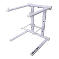 thumbnail image 1 of ProX T-LPS600WHITE, DJ Foldable Laptop Stand with Carrying Bag - White, 1 of 5
