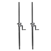ProX T-SAA-C Crank System Adjustable Speaker/Subwoofer Poles Dual Package