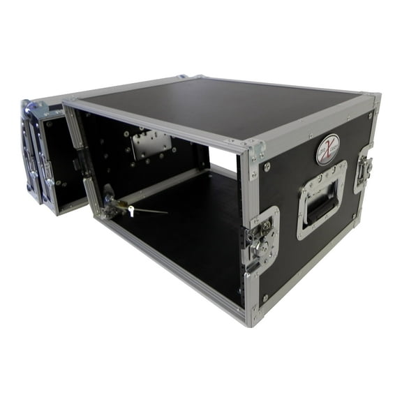 ProX X-8UE 8U Deluxe Effects Rack Case 14 In Deep Rail to Rail