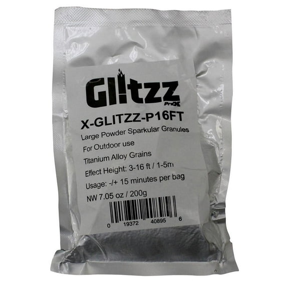 ProX X-BLITZZ-P16FT 16' Blitzz Large Powder Cold Spark Effect Granules for Outdoor Use Titanium Alloy Grains Effect