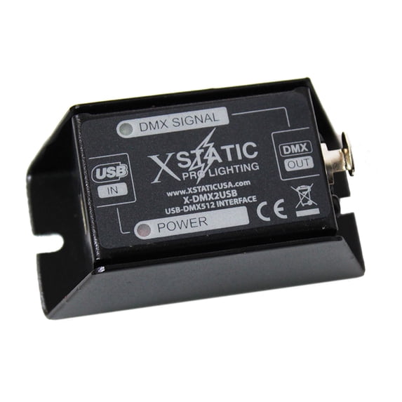 ProX X-DMX2USB USB to DMX 512 Converter Interface open DMX Chipset FTDI ...
