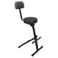 thumbnail image 1 of ProX X-GIG CHAIR Portable DJ Adjustable Velvet Covered Padded Foam Chair, 1 of 9