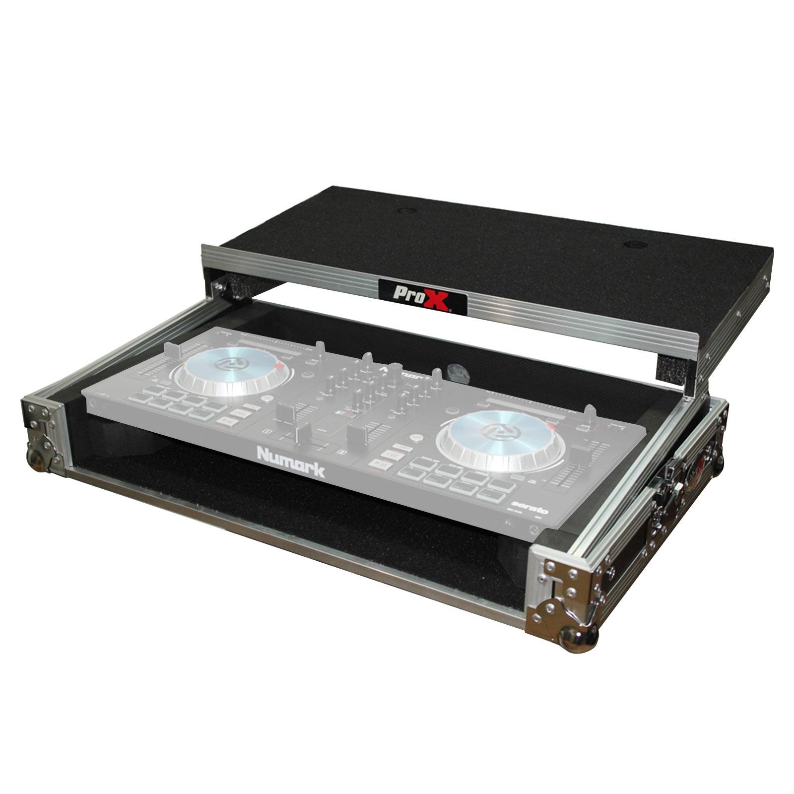 ProX XMXTPRO3LT Flight Case for Numark MixTrack 3 Pro 3 and Platinum