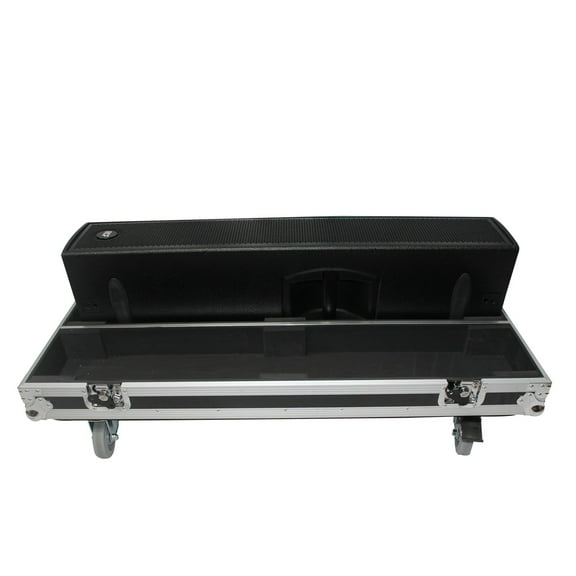 ProX X-RCF-NXL24A Flight Case for Two RCF NX L24-A Column Array Speakers W/4 Inch Casters