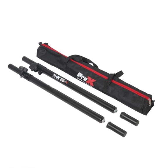 ProX X-SPAM20X2PKG Set of 2 | 20mm Threaded Deluxe Subwoofer Pole Mount | W-1 3/8 I Inch Adapter