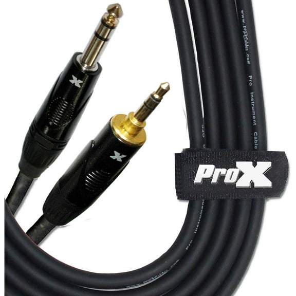 ProX XC-MS05 5' 1/8" (3.5mm) TRS-M Mini to TRS-M Balanced High Performance Audio Cable