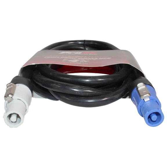 ProX XC-PWC12-10 High Performance 12AWG Blue to Gray Link Cable for PowerCon Compatible Devices - 10 Feet
