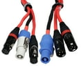 thumbnail image 1 of ProX XC-PWC14-DXLR75 75 FT Jumper PowerCon and Dual XLR Link Cable, 1 of 2