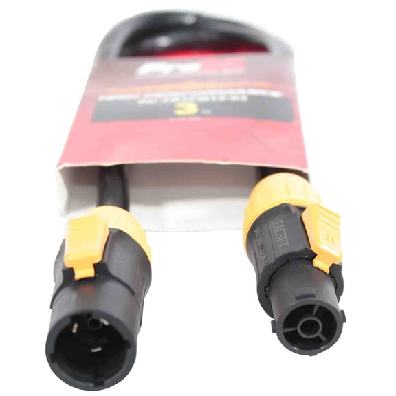 ProX XC-TR1FM12-03 Male to Female 12AWG Power Cable for Powercon Compatible Devices - 3 Feet