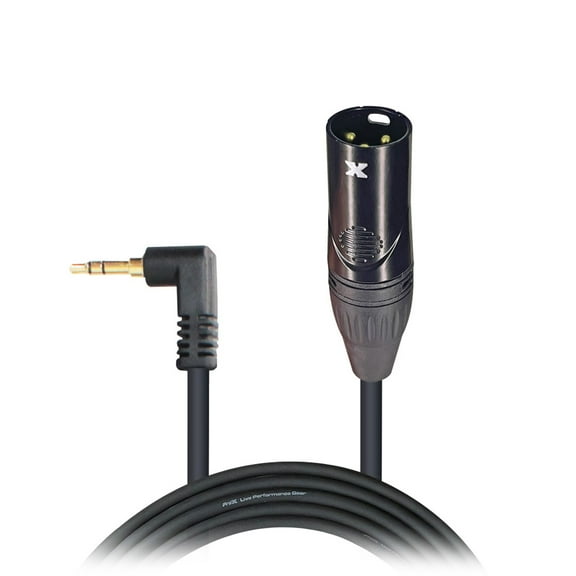 ProX XCP-MXM05 5 Ft. Unbalanced 1/8" (3.5mm) TRS Mini to XLR-M Premium Audio Cable