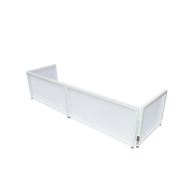 ProX XF-STTFW Replacement Scrim Set White For 6 FT Table Top Facade Incl. 2 Front Panels and 2 Side Panels