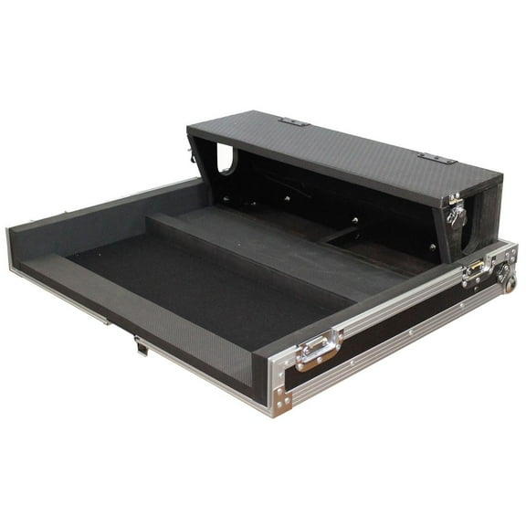ProX XS-AHQU24DHW Flight-Road Case for Allen and Heath QU-24 Mixer W-Doghouse and Wheels