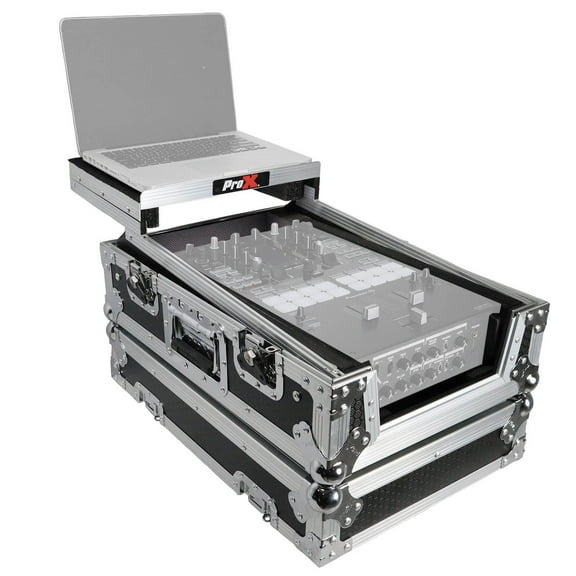 ProX XS-DMS11LT Flight Case for Pioneer DJM-S11 Mixer with Sliding Laptop Shelf