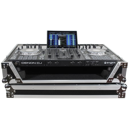 ProX XS-PRIME4 W Hard Flight DJ Road Case w/ Wheels For Denon PRIME4
