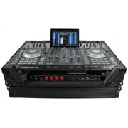ProX XS-PRIME4 WBL Case Fits Denon PRIME4 Case W/ Wheels BLACK on BLACK 1U