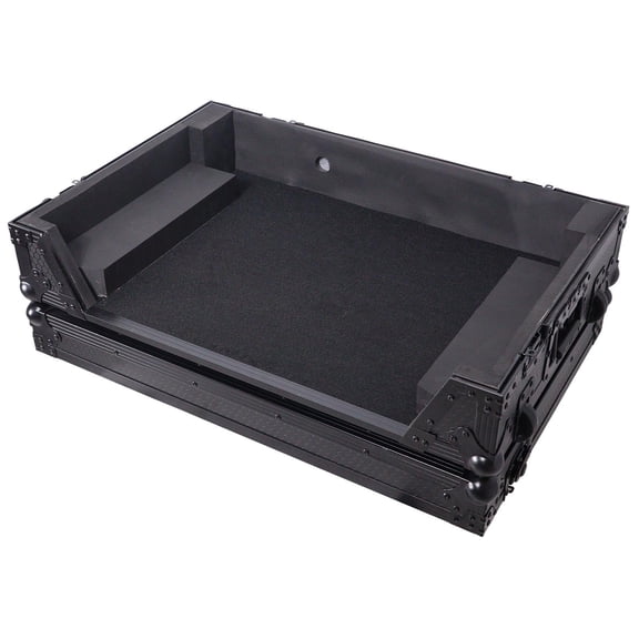 ProX XS-RANESYSONEWBL Flight Case for Rane SYSTEM ONE DJ System with Wheels Black on Black 1U