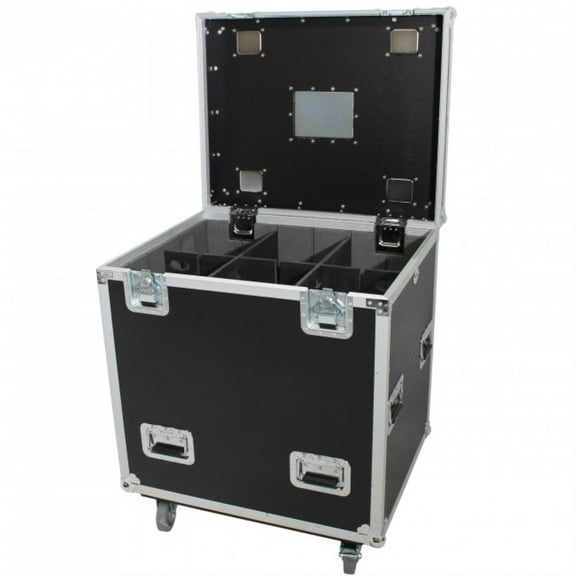 ProX XS-UTL243036W TruckPaX Heavy-Duty Truck Pack Utility Flight Case W/Divider and Tray Kit W/4" Casters | 24"X30"X36"
