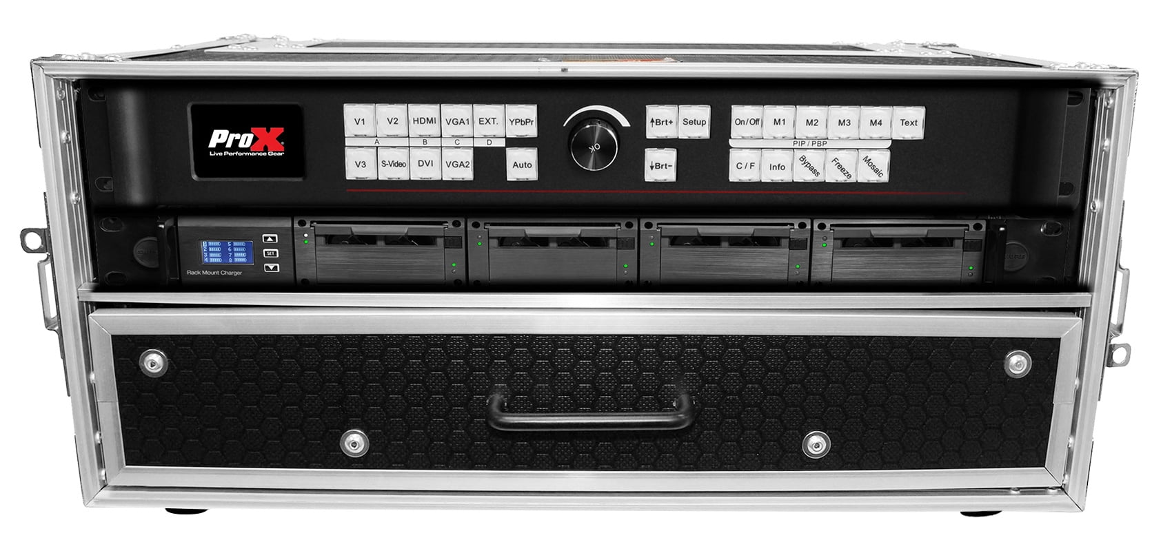 ProX XS-WM2U2DR 2U Rack Case with 2U Rack Drawer - Walmart.com