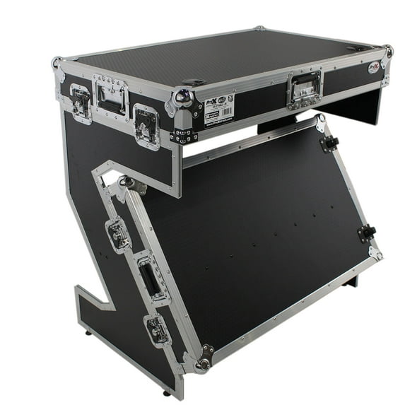 ProX XS-ZTABLEJR DJ Z-Table Jr Workstation Portable Booth Case W/Handle & Wheels