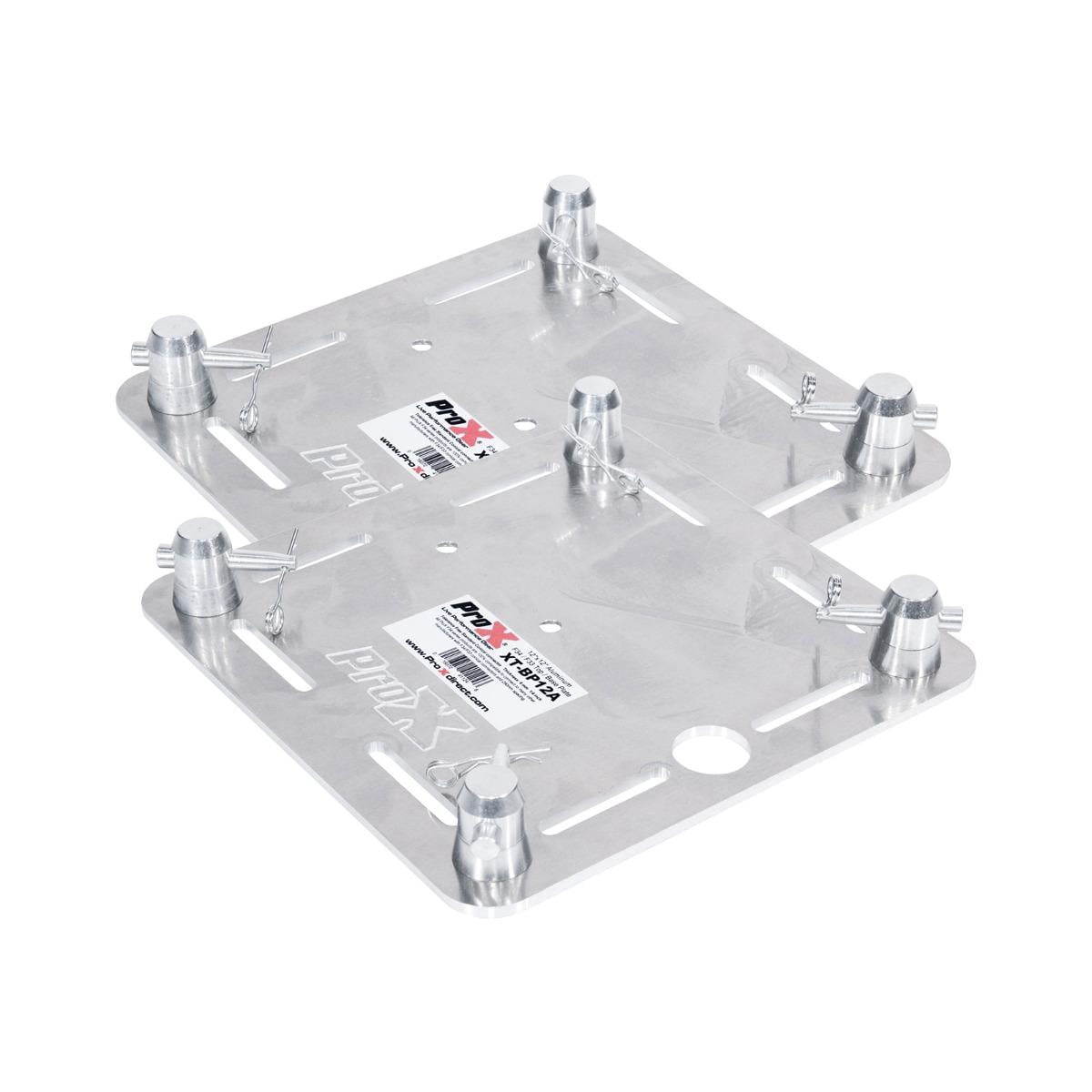 ProX Confezione Da 2 Piastre Base Per Traliccio XT-BP16A In Alluminio 6mm