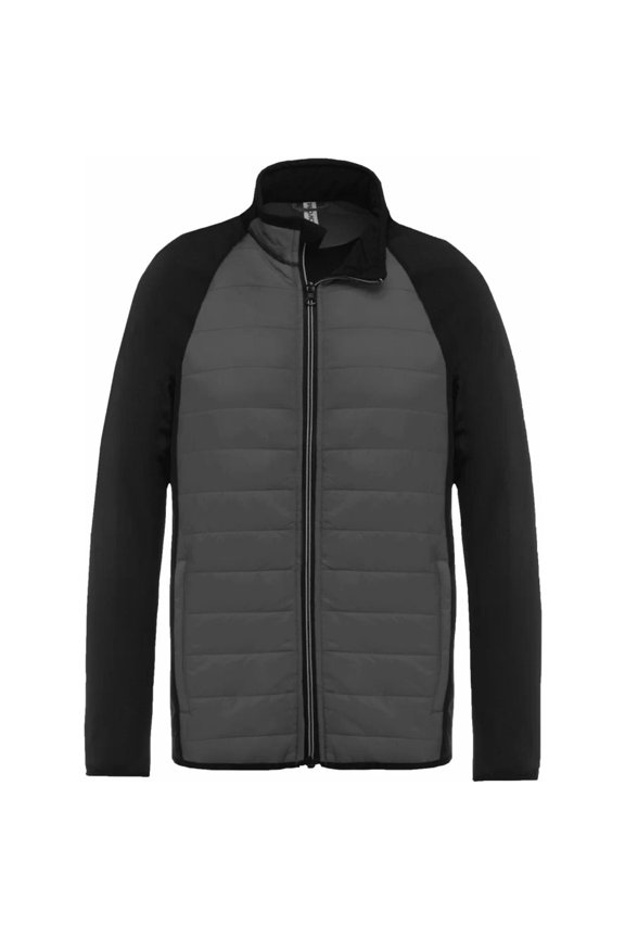 Mens Dual Material Sports Padded Jacket