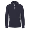 thumbnail image 1 of Proact Mens Hooded Zip Neck Sweatshirt, 1 of 2