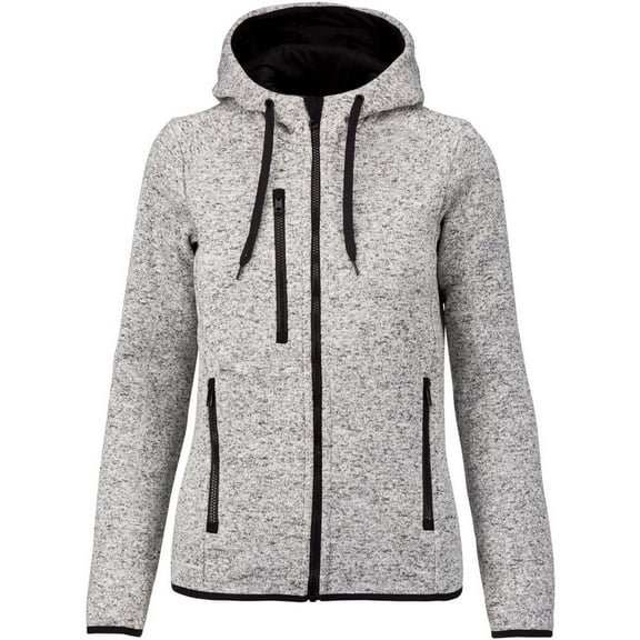 Proact Womens Heather Hooded Jacket