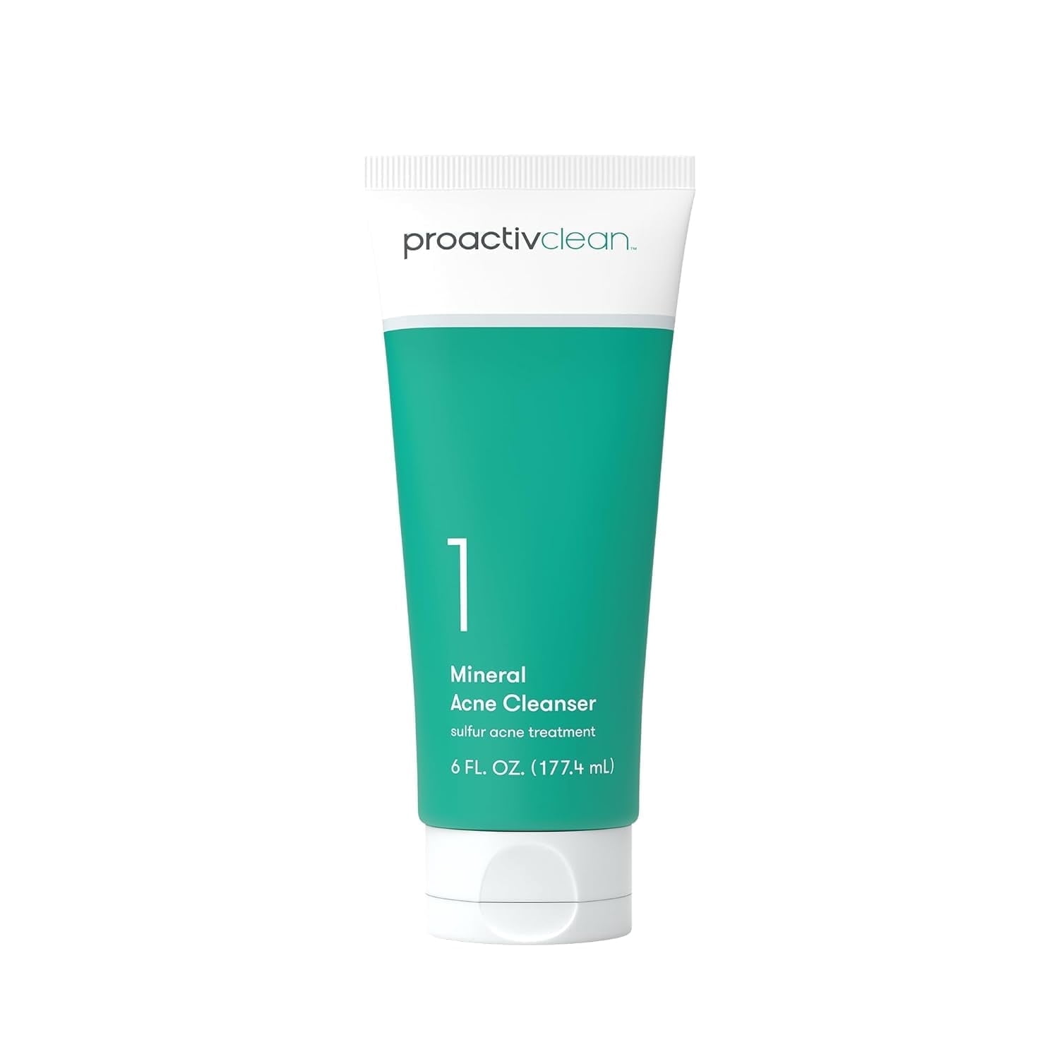 Proactiv Clean Mineral Acne Cleanser, Sulfur Acne Treatment Face Wash, Dermatologist Developed and Tested, Non-comedogenic, 6 Fl Oz
