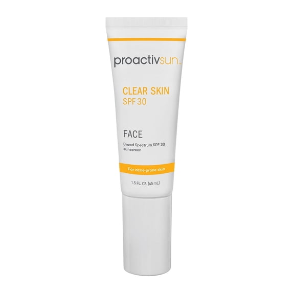 Proactiv Clear Skin Face Sunscreen Moisturizer With SPF 30 - Hydrating SPF Lotion And Sensitive Skin Sunscreen For Oily Skin And Acne-Prone Skin, Oil Free Matte Skincare Sunscreen, 1.5 Oz