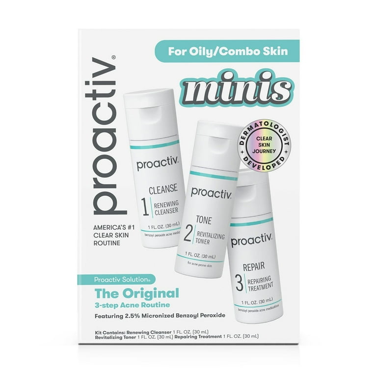 Proactiv Solution 3-Step Mini Acne Treatment System for Oily and