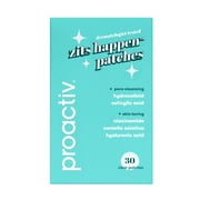 Proactiv Zits Happen® Hydrocolloid Acne Patches, Pimple Patches for Acne with Pore Cleansing Salicylic Acid, 30 Count