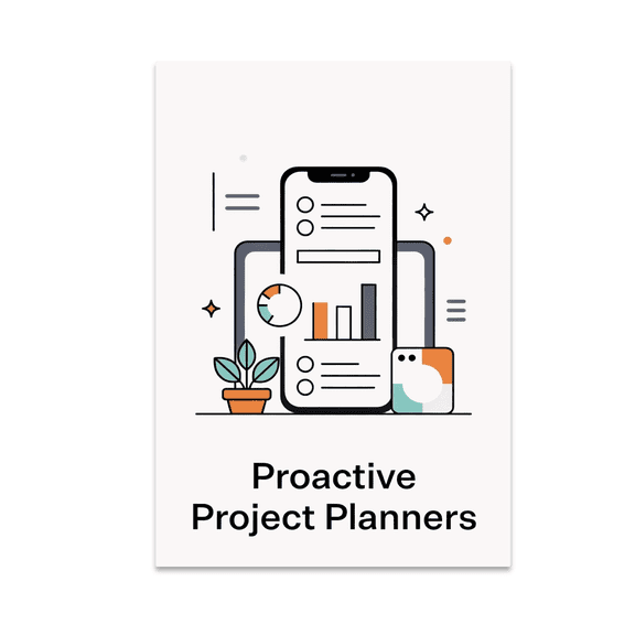 Proactive Project Planners - Project Management Enthusiast - 13x19 Poster Print