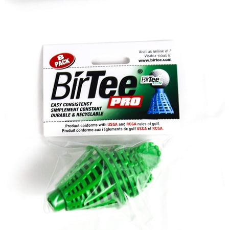 BirTee Pro Winter/Mat Golf Tees - 8 Pack (Green)
