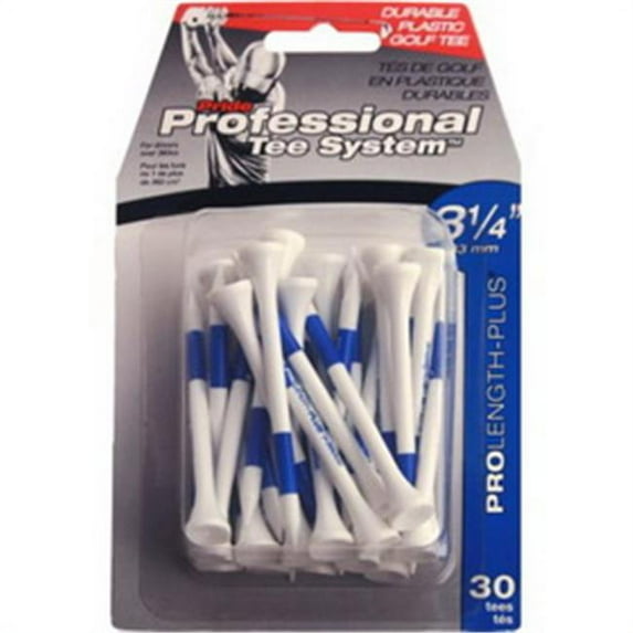 Proactive Sports TPTS314P30 0.75 in. PTS Plastic Tee - 30 Piece