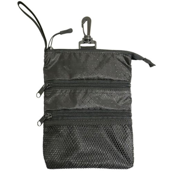 Proactive Sports Unisex Zippered Valuables Pouch, Blackblack