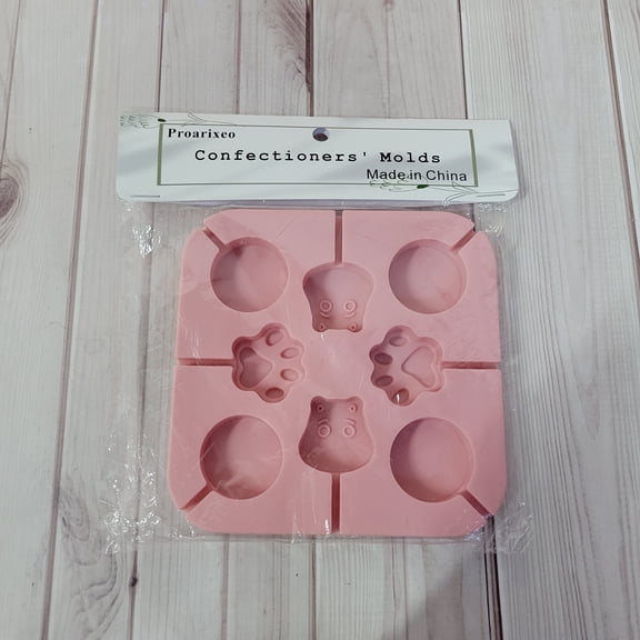 Proarixeo Confectioners' molds  Food-Grade Silicone Baking Molds for Chocolate, Candy, Jelly, Fondant & Soap, Non-Stick Flexible Easy Release