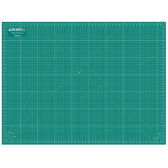 Proartek PK00010 Model GBM3648 Series 36" x 48" Professional Cutting Mat; Double-Sided Green/Black; Self-Healing; For Graphic Arts, Hobbies, Sewing, Scrapbooking, and other Cutting Projects