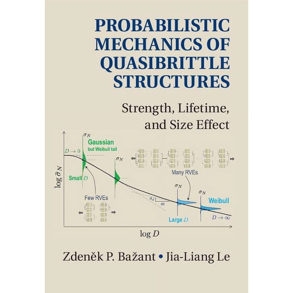 Probabilistic Mechanics of Quasibrittle Structures: Strength, Lifetime, and Size Effect, (Hardcover)