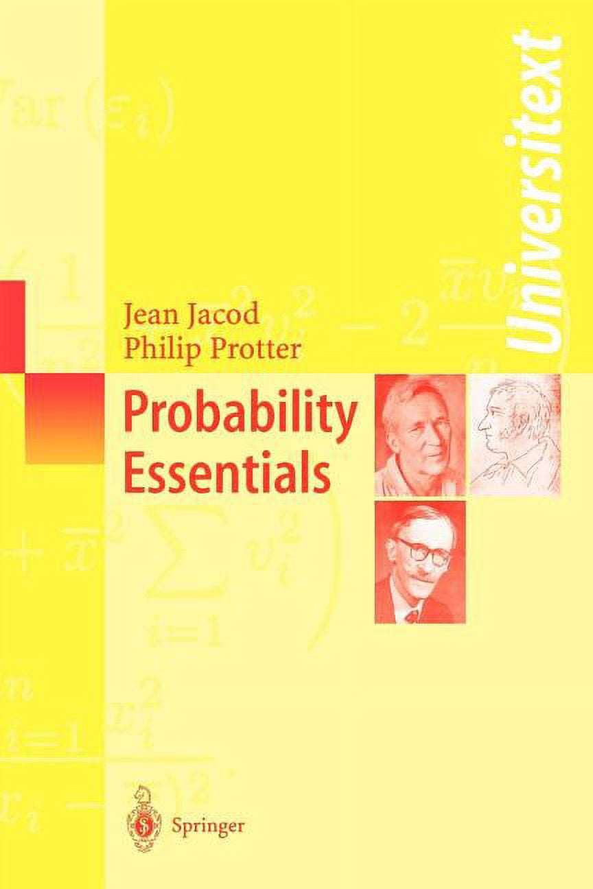 Probability Essentials Universitext Probability Essentials, (Paperback) - Walmart.com