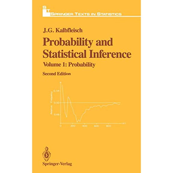 Pre-Owned Probability and Statistical Inference: Volume 1: Probability (Hardcover) 0387961445 9780387961446