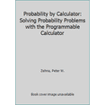 thumbnail image 1 of Pre-Owned Probability by Calculator (Hardcover) 0137115237 9780137115235, 1 of 1