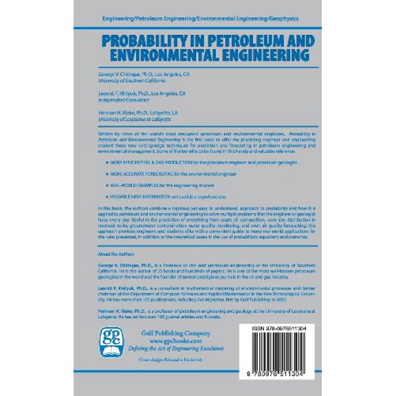 Pre-Owned Probability in Petroleum and Environmental Engineering