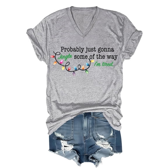 Probably Just Gonna Jingle Some Of The Way Shirt Funny Christmas Vibes Shirt